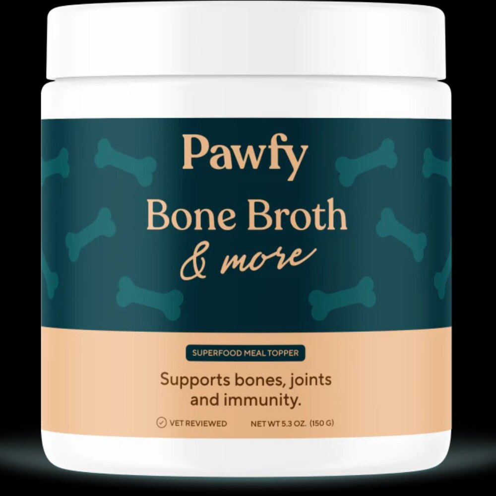 PAWFY BONE BROTH- NEW IN SEALED CONTAINER